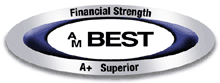 This company was issued a secure rating by the A.M. Best Company, click for additional details